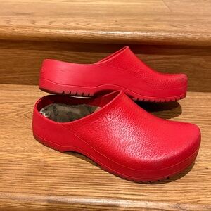 Birkenstock Birki’s Red Clogs